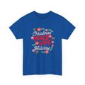 Christmas Peace & Love Holiday T-Shirt — Festive Floral Christmas Graphic Tee