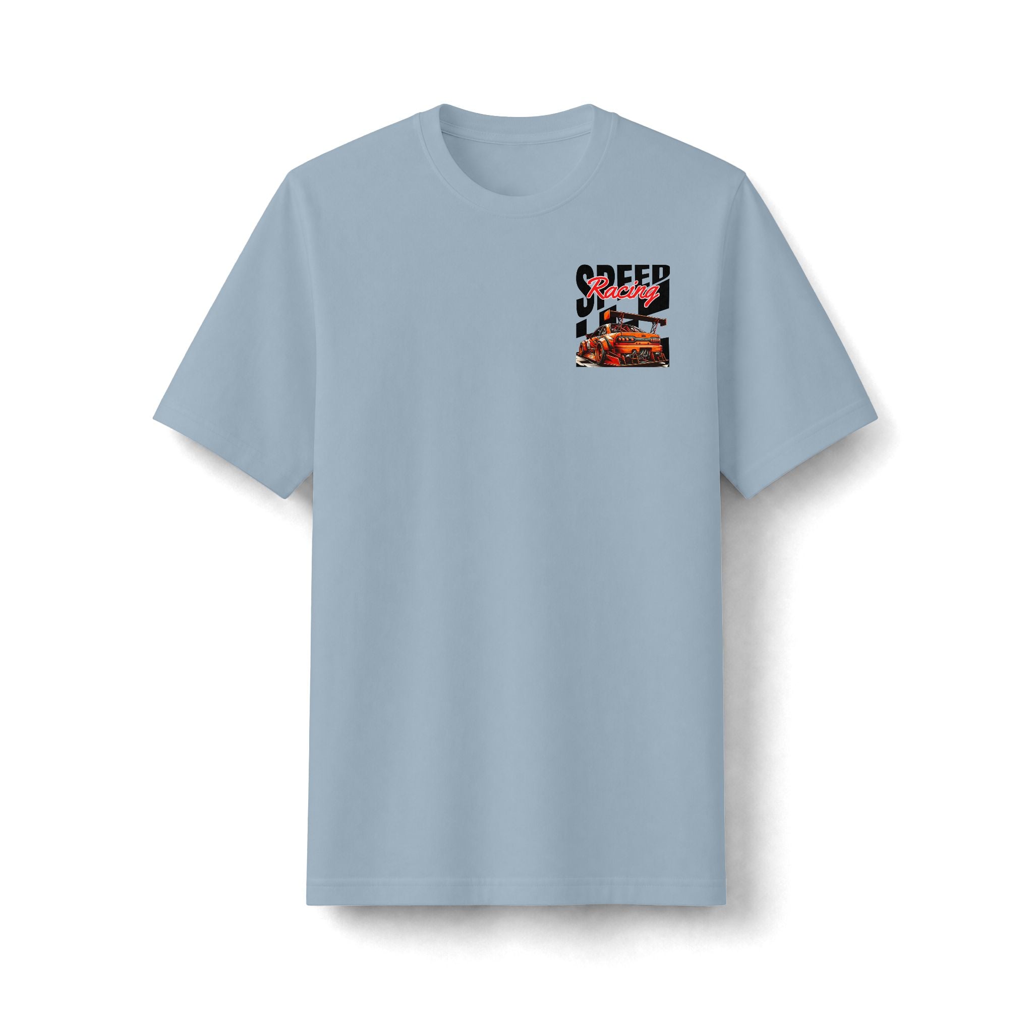 Racing Speed Graphic Tee — Vintage Drift Car Short-Sleeve Shirt