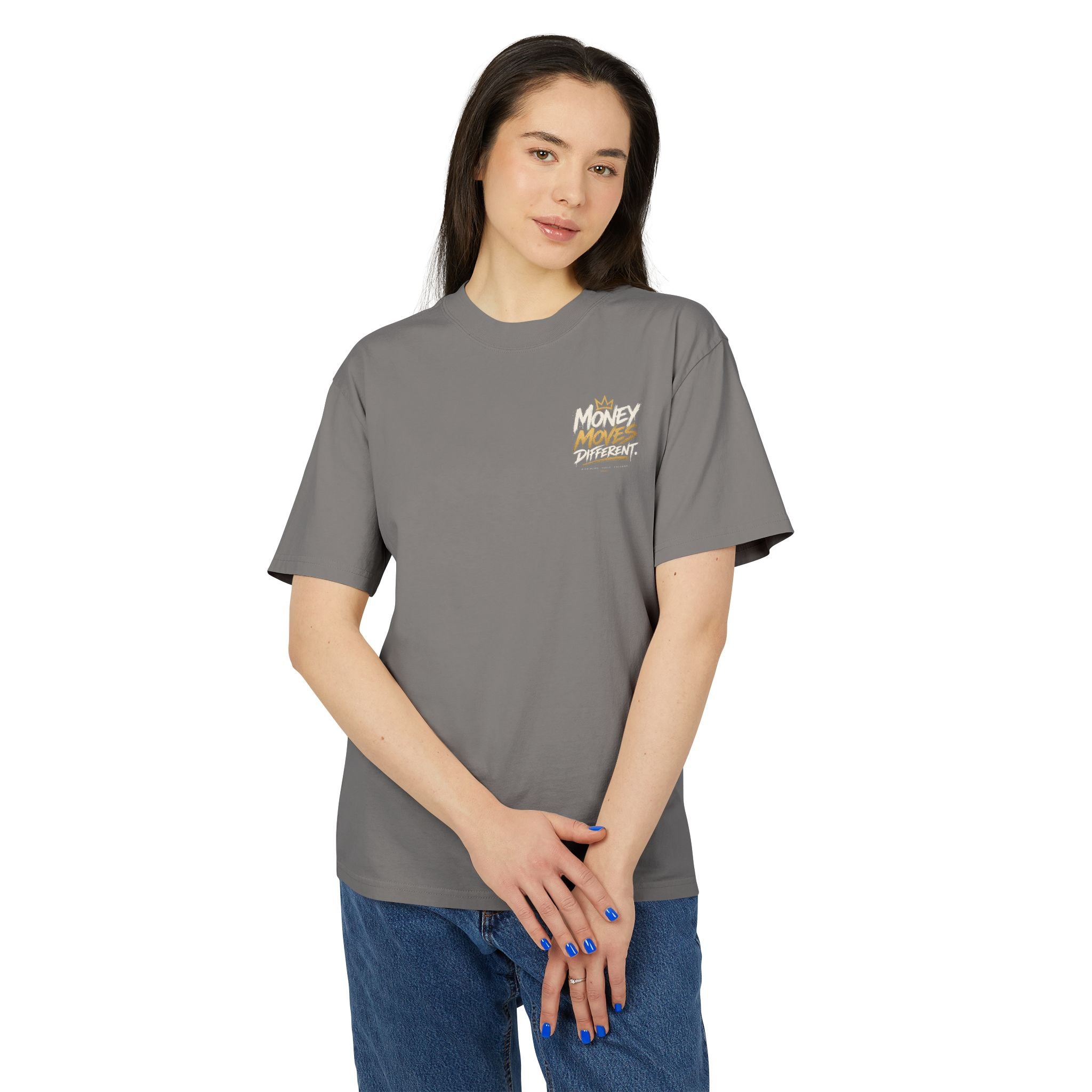 Money Moves Different. Heavy Faded Tee
