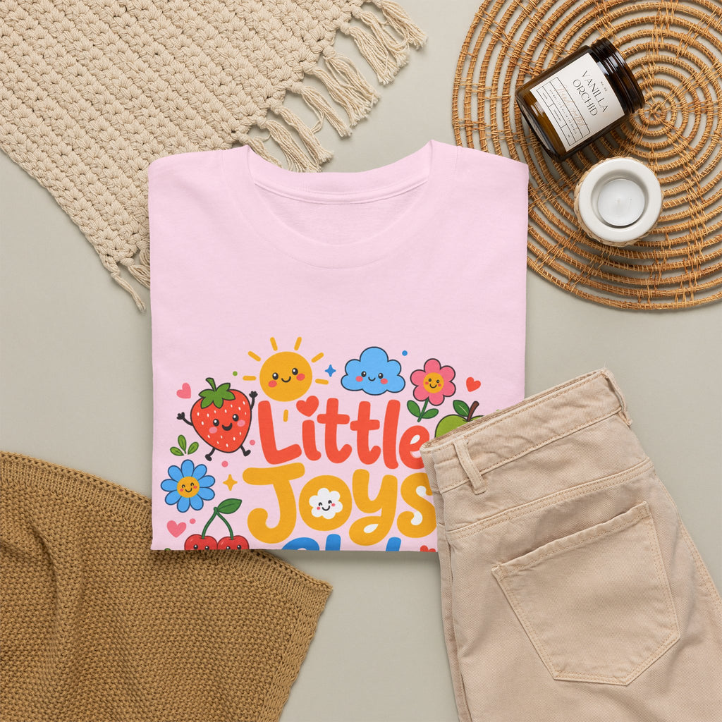 Little Joys Club Shirt, Cute Graphic Tee, Whimsical Floral T-Shirt, Cherry Lemon Shirt, Girly Gift
