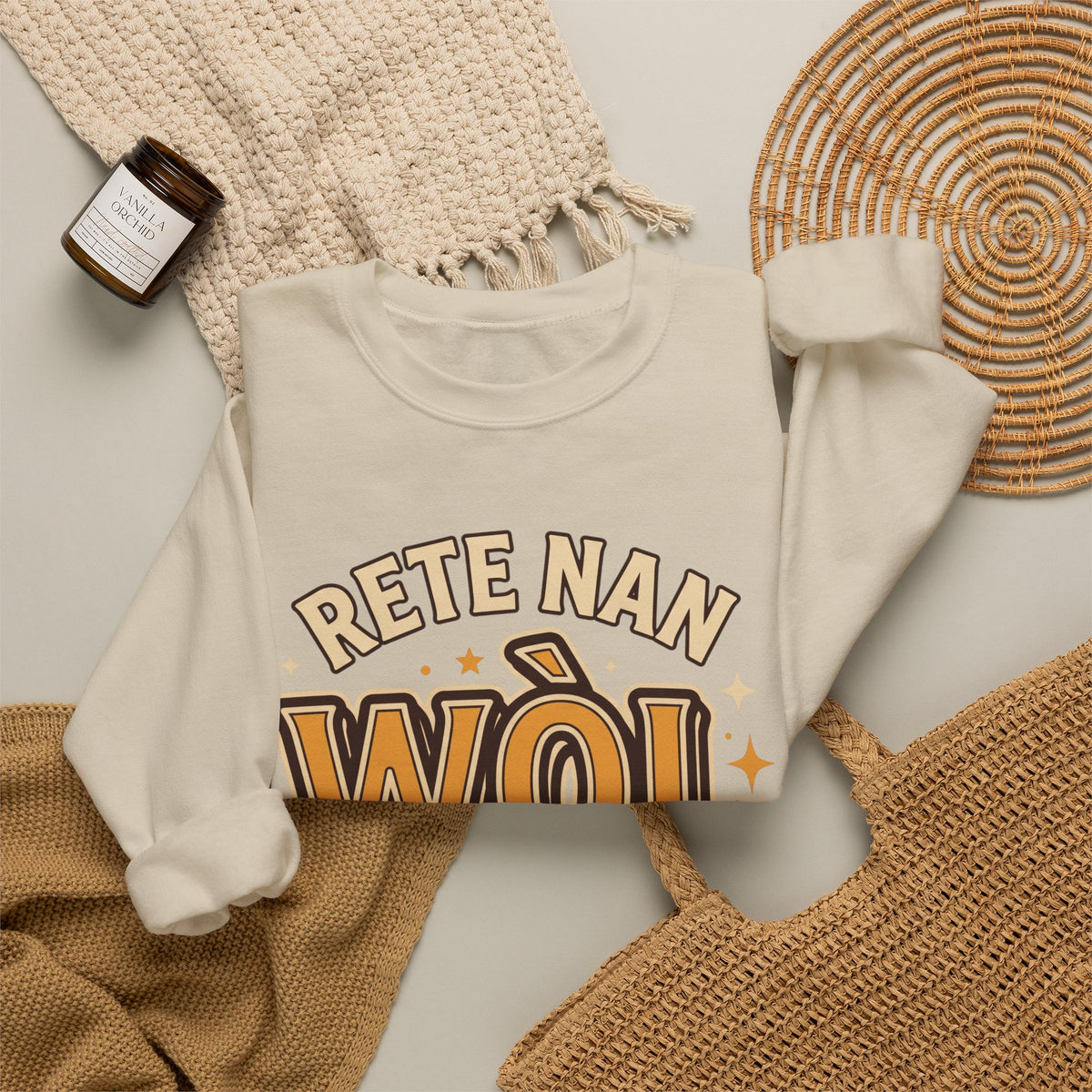 Rete Nan Wòl Ou – Haitian Creole Streetwear Graphic T-Shirt | SONHCO