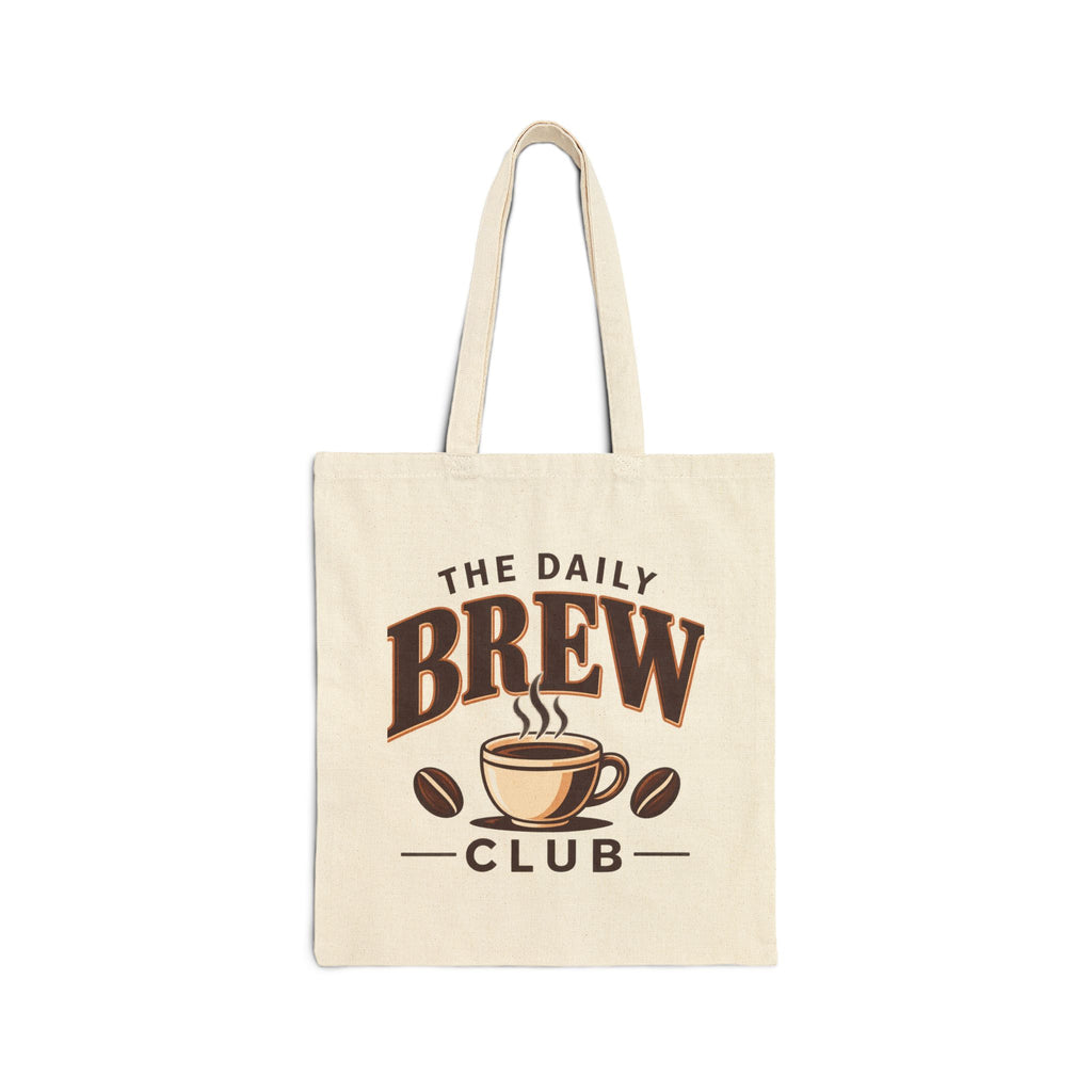 The Daily Brew Club — Coffee Lover Canvas Tote Bag