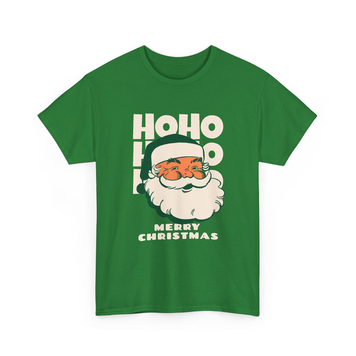 Retro Santa Ho Ho Ho Shirt, Merry Christmas Graphic Tee, Vintage Holiday T-Shirt, Funny Santa Christmas Gift