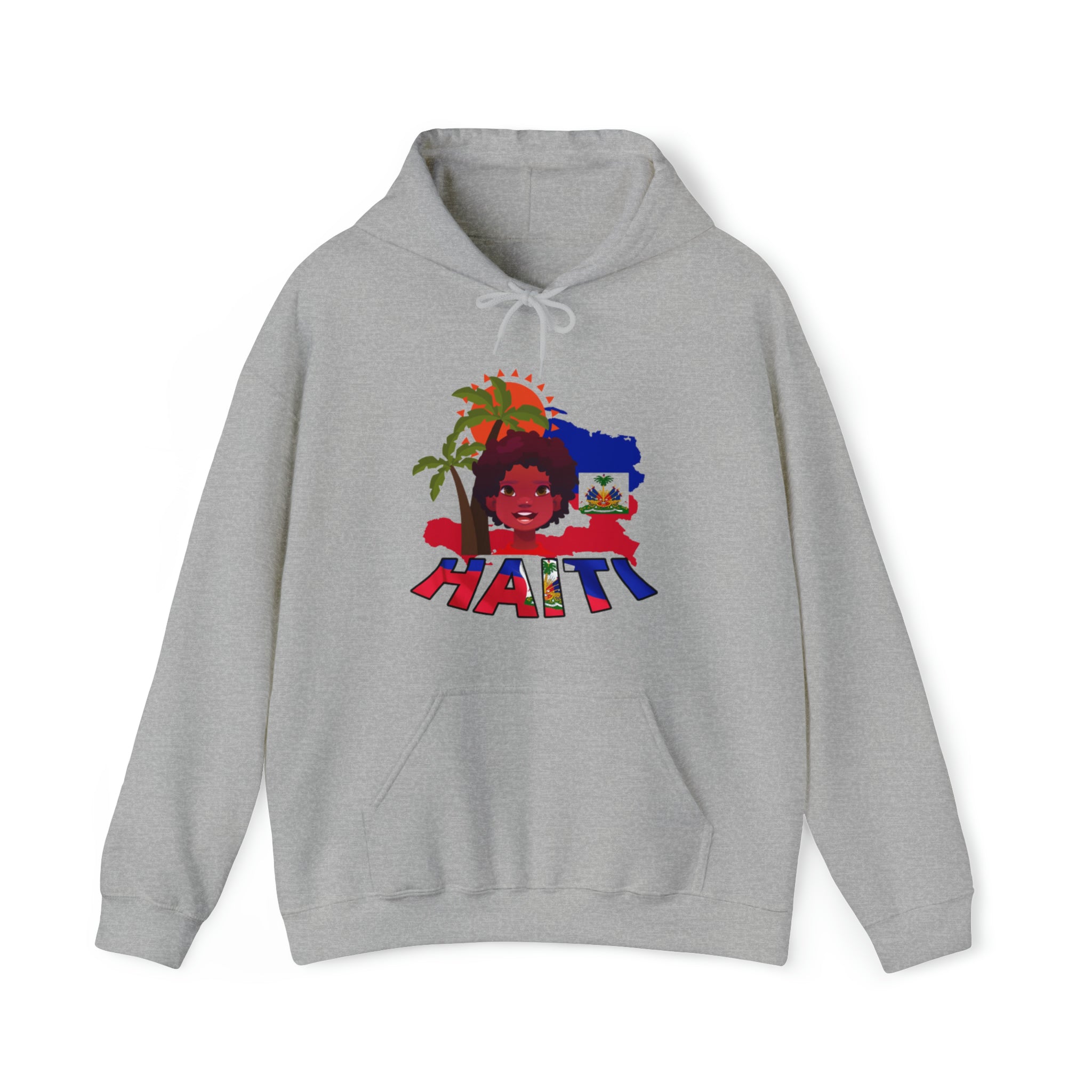 Haiti 509 Co. - Unisex Heavy Blend™ Hooded Sweatshirt Design By Itchy/HBS