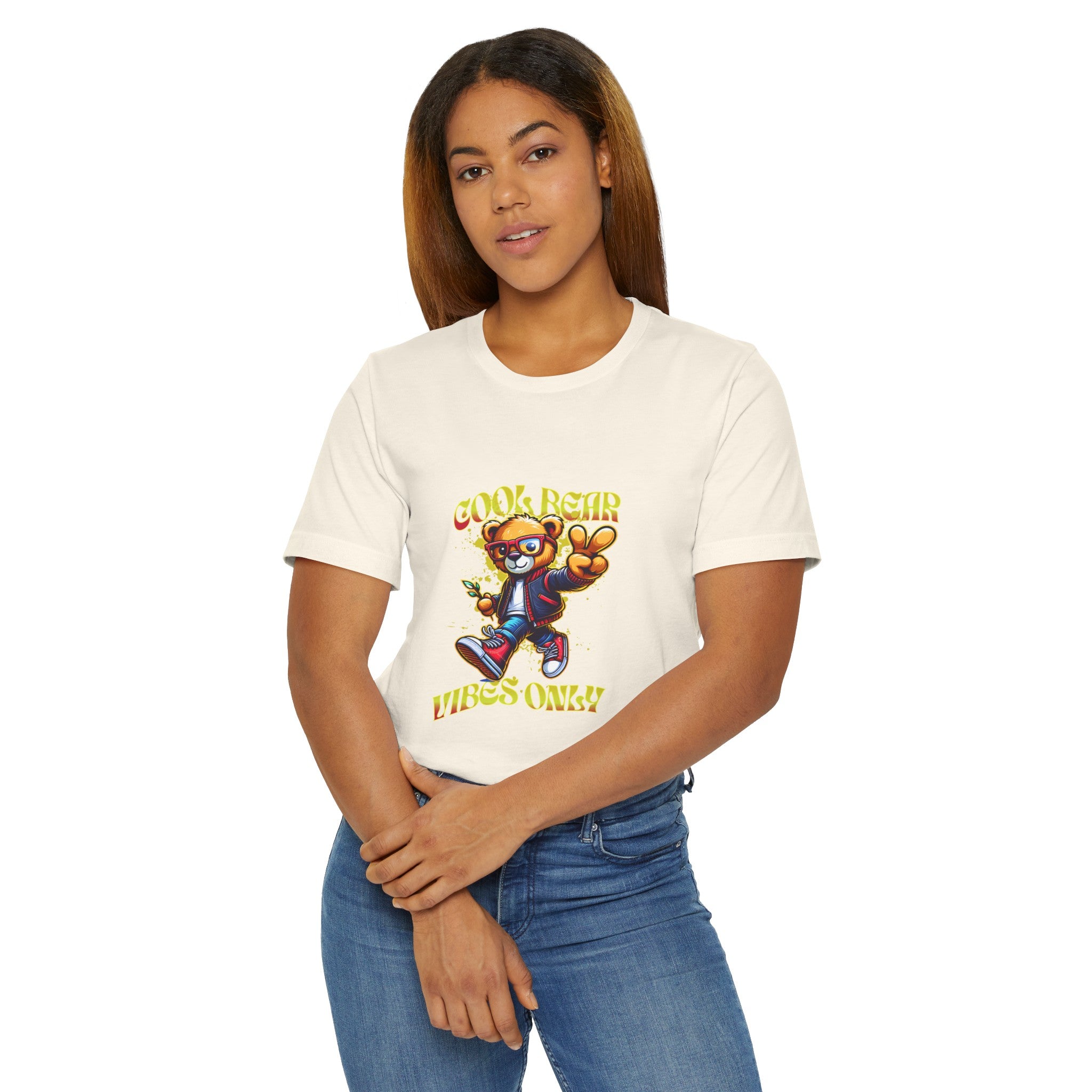 Cool Bear , Vibes Only - T-Shirt