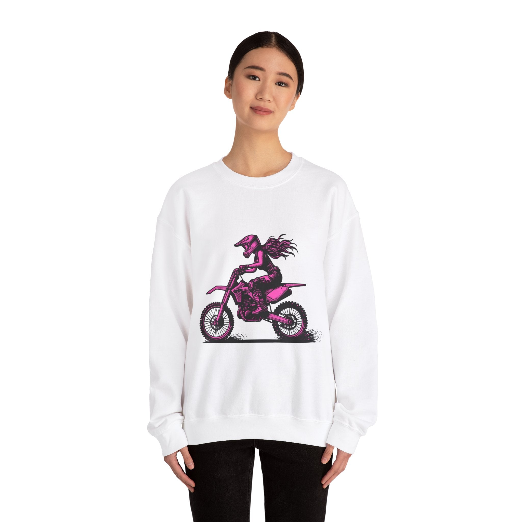 Strong Girl - Unisex Heavy Blend™ Crewneck Sweatshirt