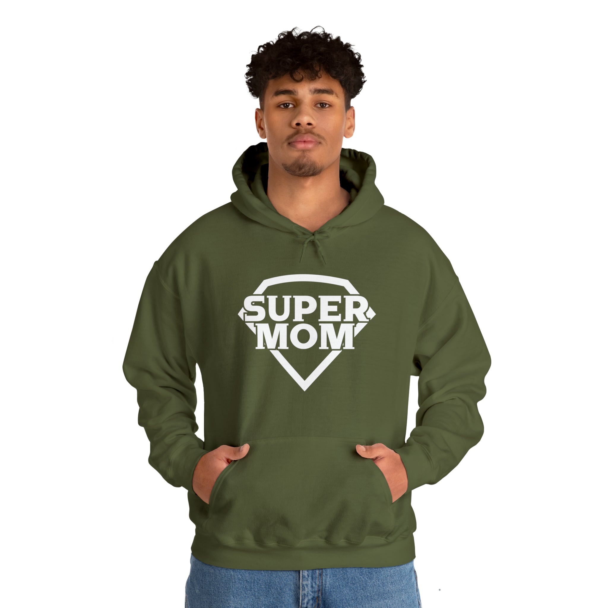 Super Mom .  Hooded Sweatshirt