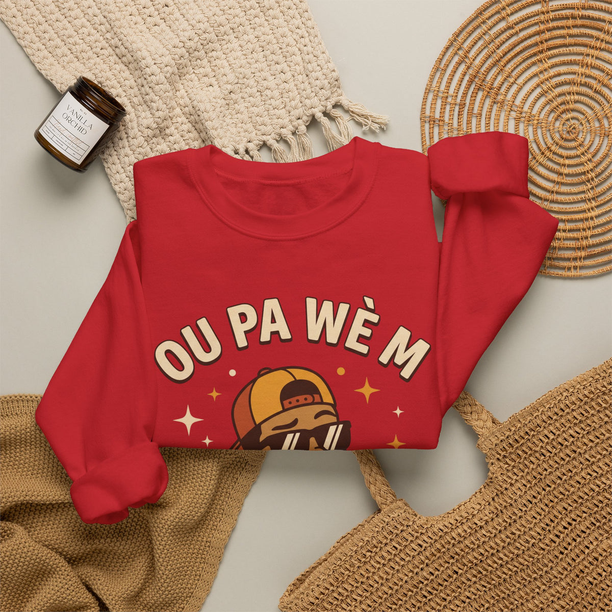 Ou Pa Wè M Pa Sou Sa? – Funny Haitian Creole Graphic Sweatshirt | SONHCO