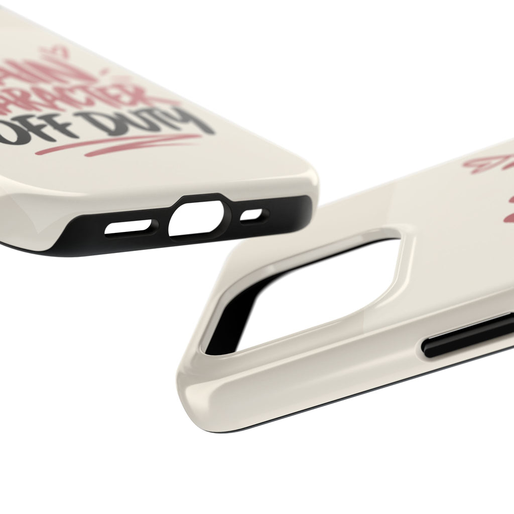 Main Character Off Duty — Gen Z Lifestyle Tough Phone Case