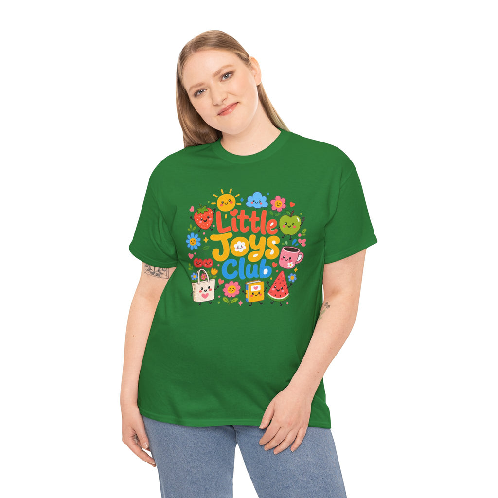 Little Joys Club Shirt, Cute Graphic Tee, Whimsical Floral T-Shirt, Cherry Lemon Shirt, Girly Gift