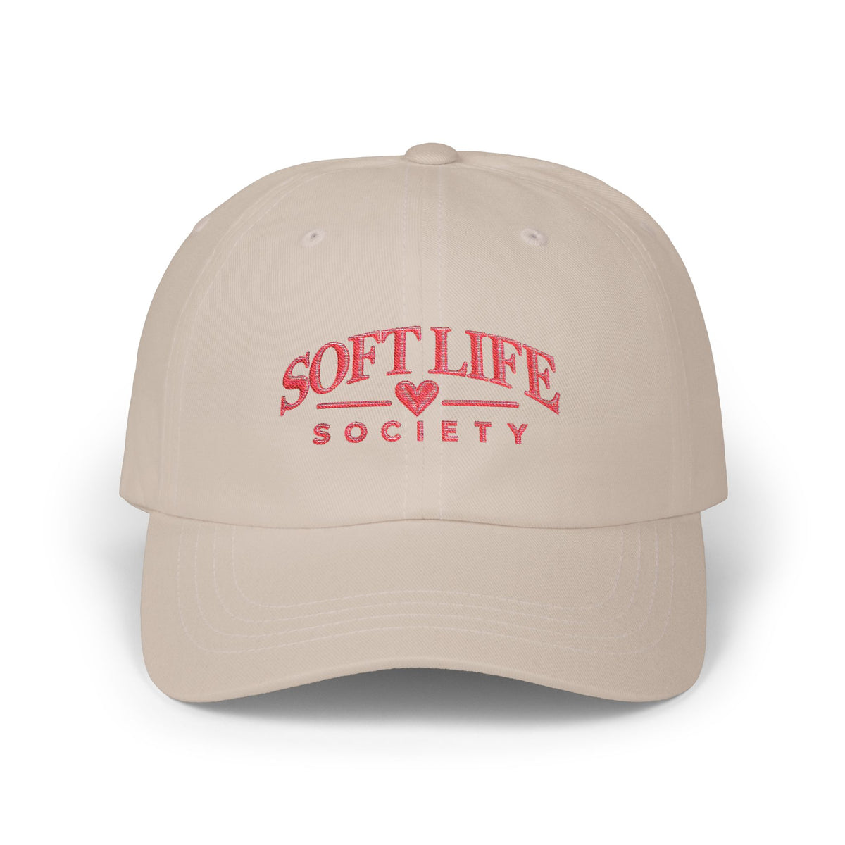 Soft Life Society — Embroidered Classic Dad Cap