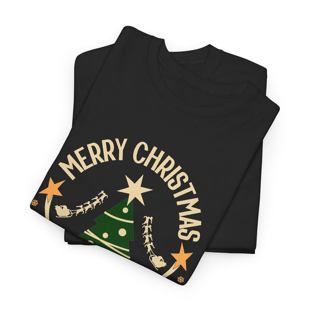 Feelin Jolly Christmas Shirt, Retro Christmas Tree Tee, Merry Christmas Graphic T-Shirt, Vintage Holiday Gift