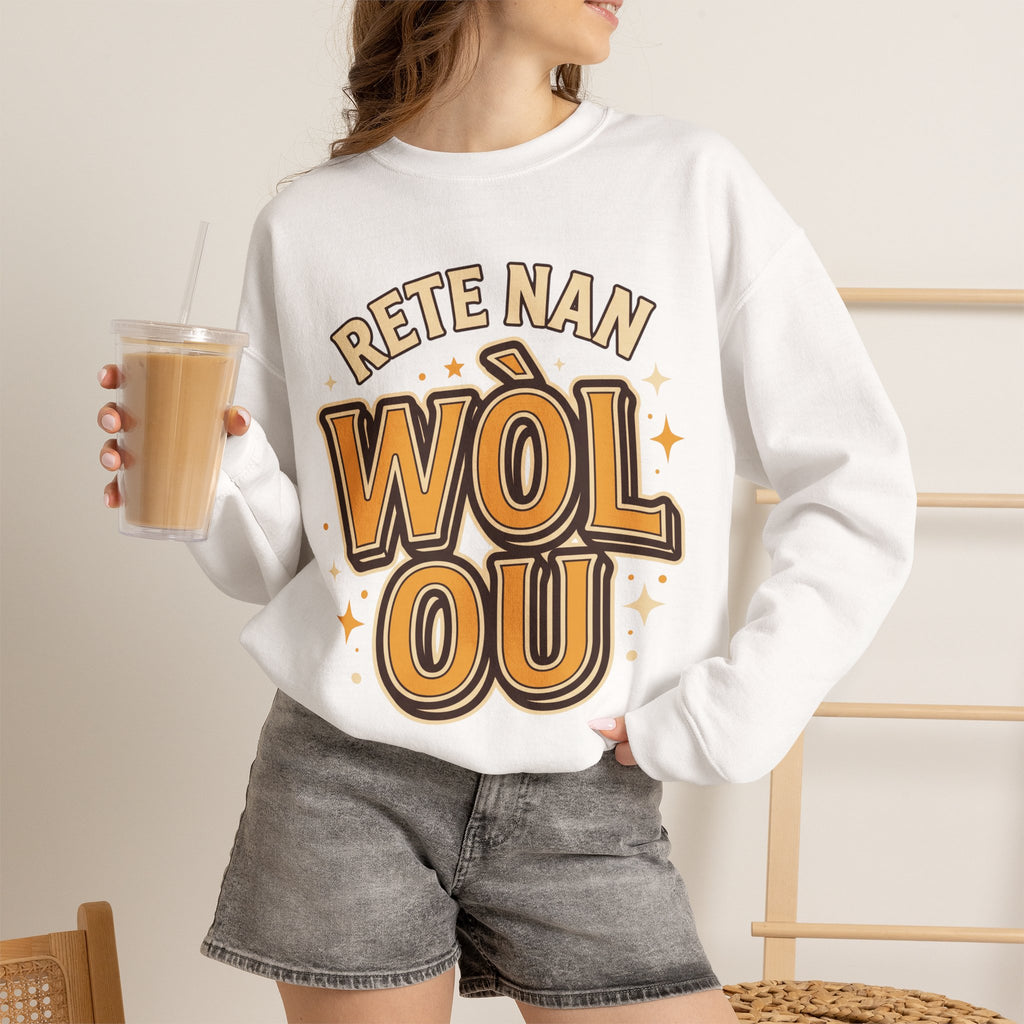 Rete Nan Wòl Ou – Haitian Creole Streetwear Graphic T-Shirt | SONHCO
