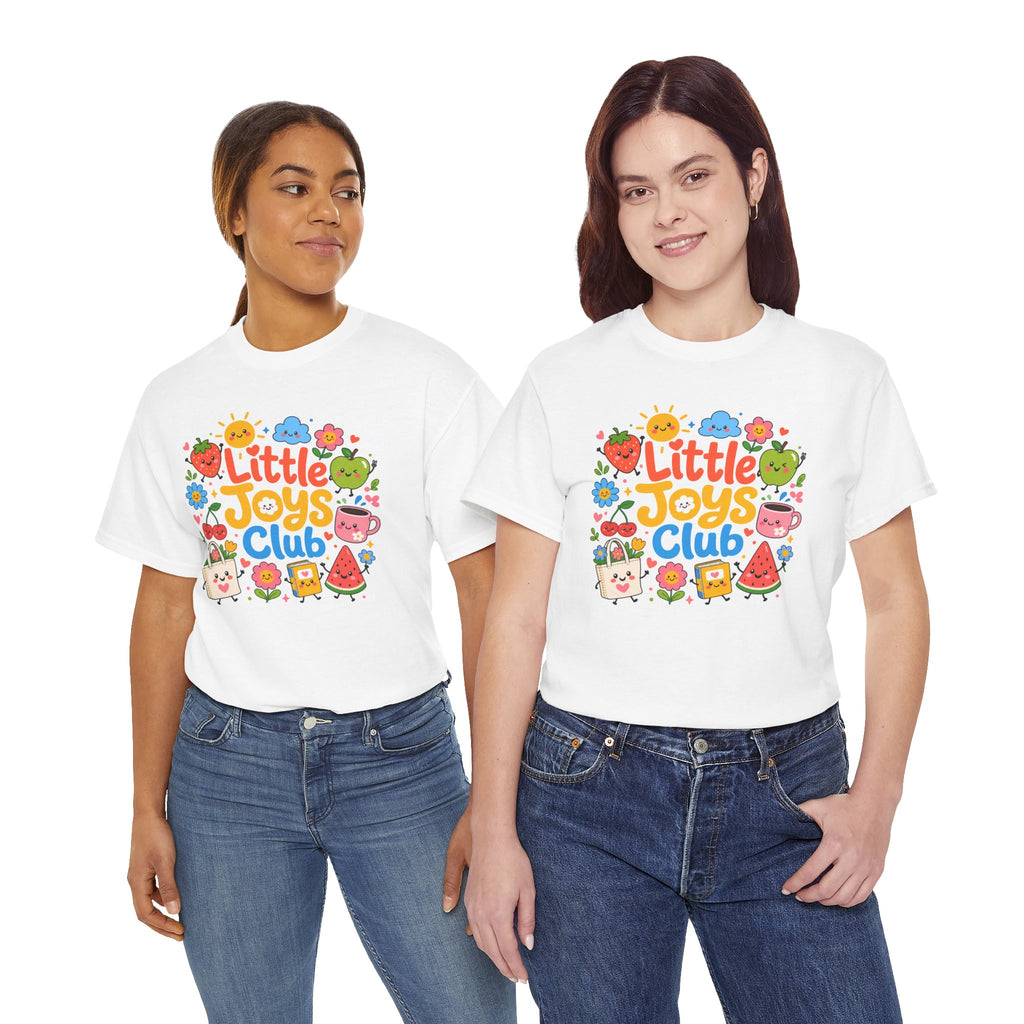 Little Joys Club Shirt, Cute Graphic Tee, Whimsical Floral T-Shirt, Cherry Lemon Shirt, Girly Gift