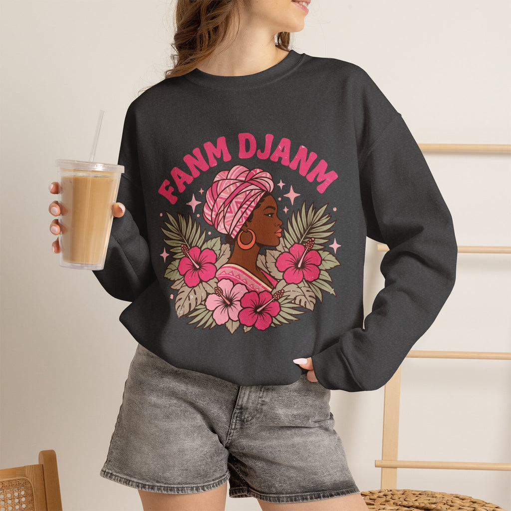 Fanm Djanm – Haitian Women Empowerment Graphic Sweatshirt | SONHCO