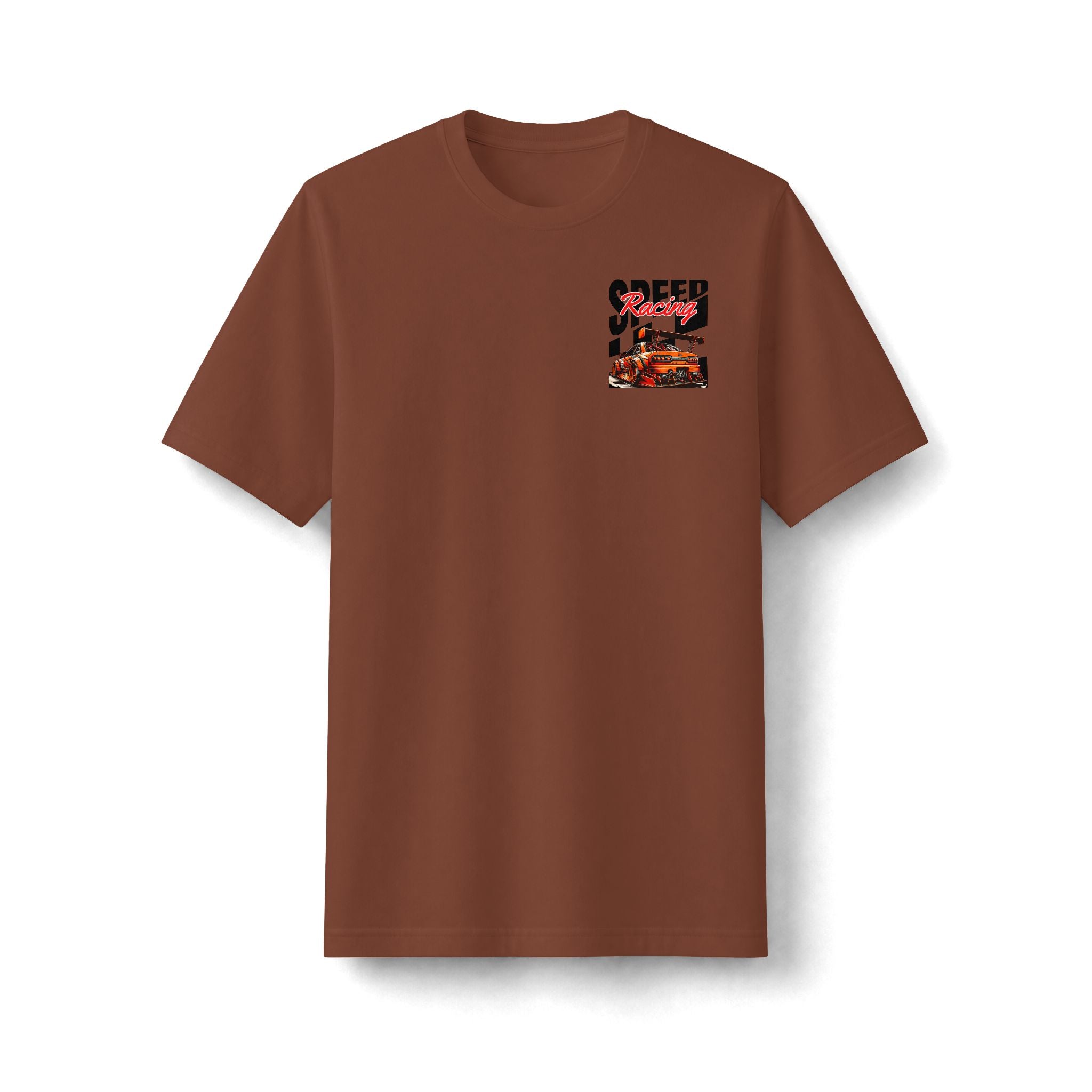 Racing Speed Graphic Tee — Vintage Drift Car Short-Sleeve Shirt