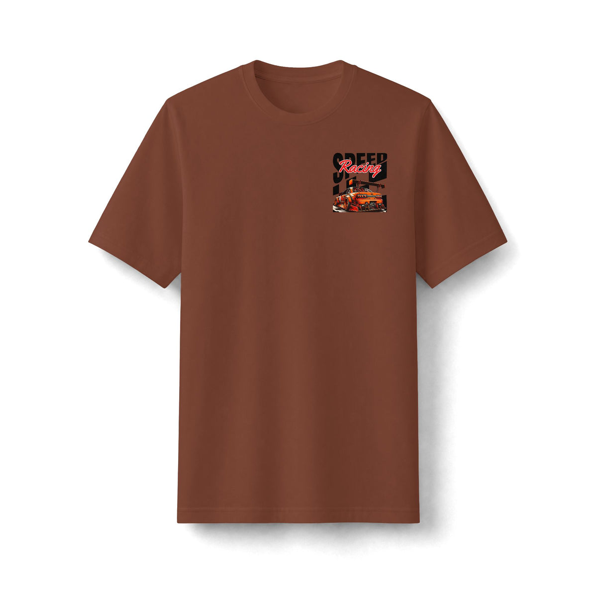 Racing Speed Graphic Tee — Vintage Drift Car Short-Sleeve Shirt