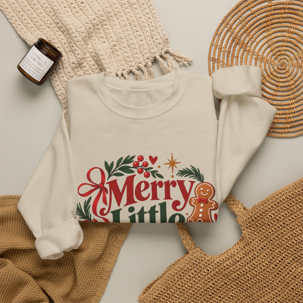 Merry Little Moments Sweatshirt, Retro Christmas Crewneck, Cute Holiday Sweater, Cozy Christmas Gift