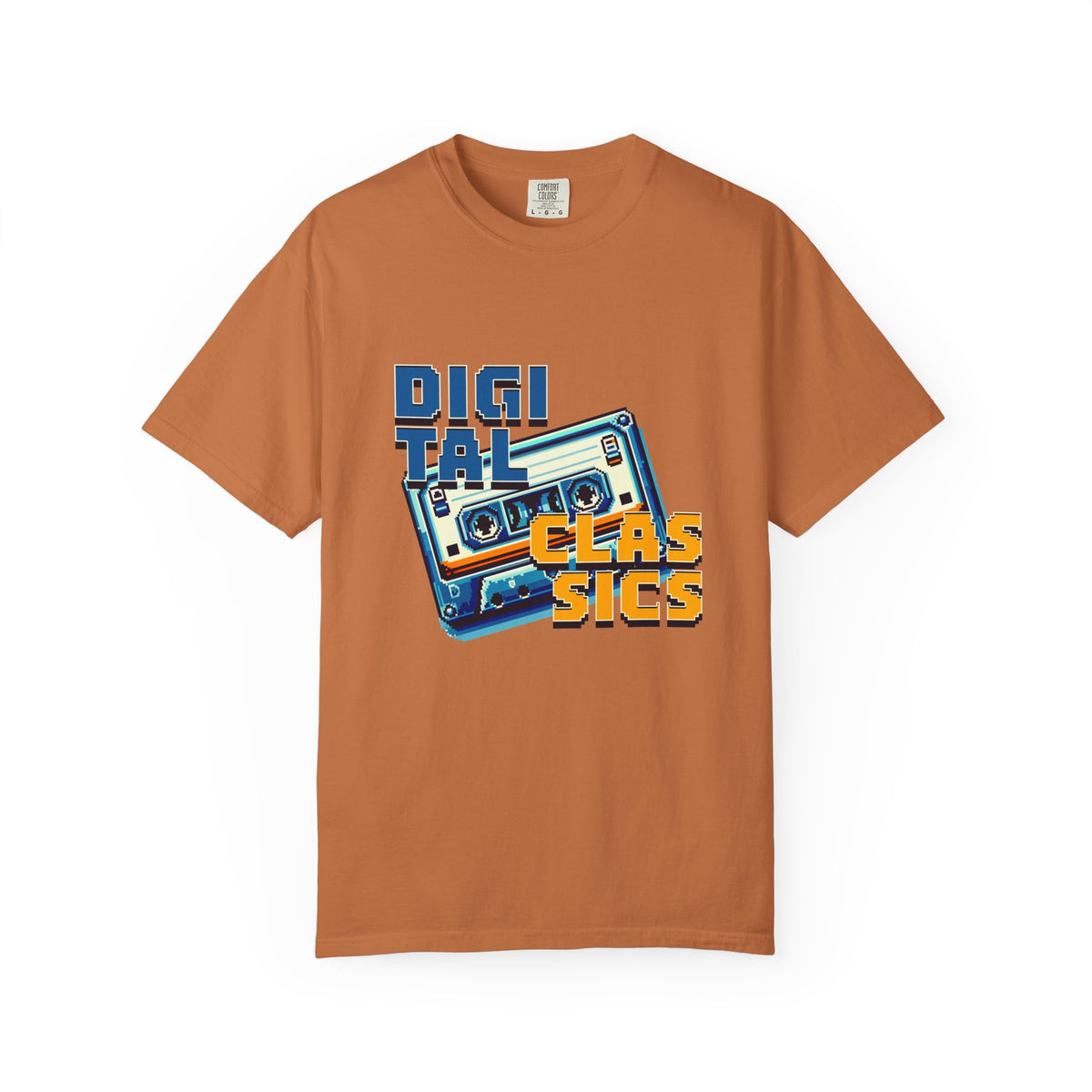 Digital Classics Retro Design Unisex Garment-Dyed T-Shirt