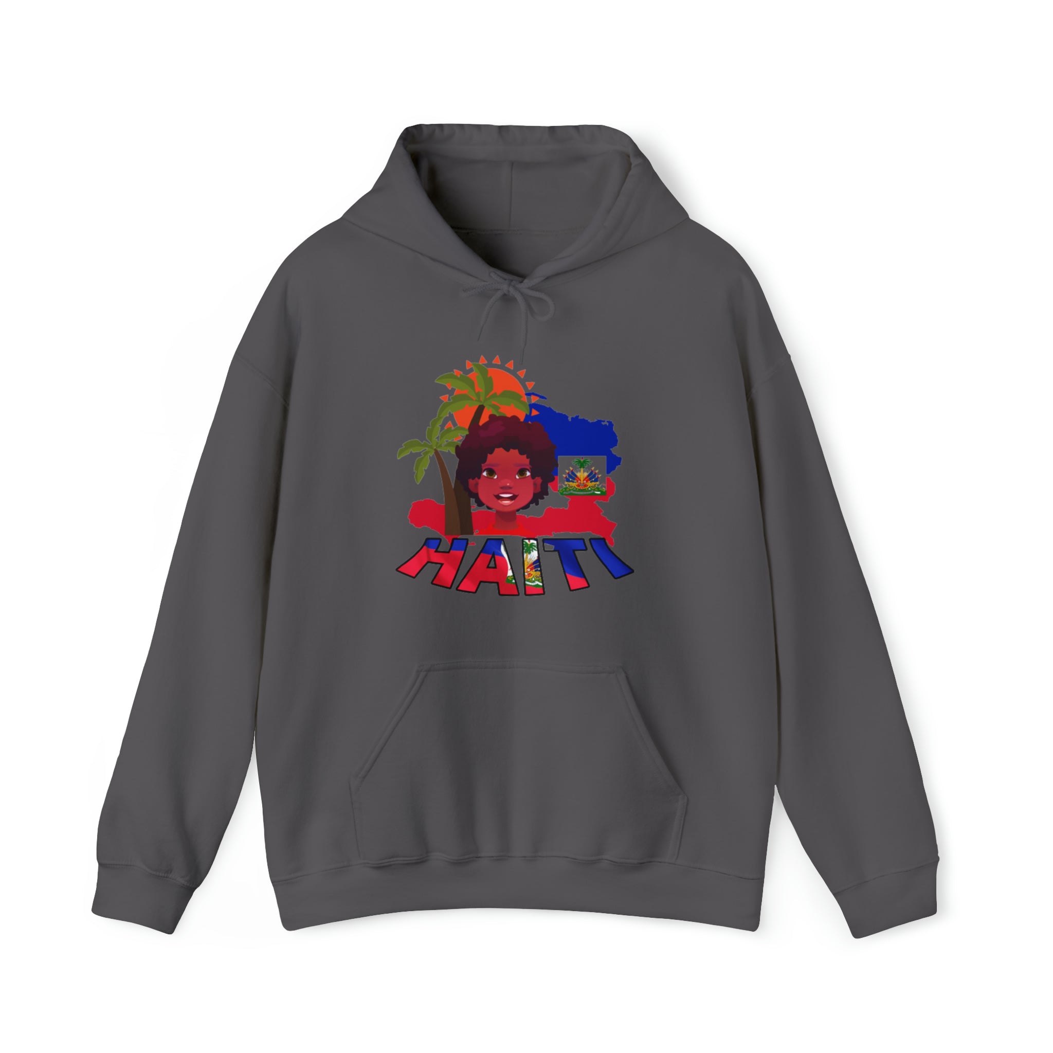 Haiti 509 Co. - Unisex Heavy Blend™ Hooded Sweatshirt Design By Itchy/HBS