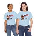 Vintage Santa Christmas Shirt, Retro Santa and Reindeer Tee, Old Fashioned Christmas Graphic T-Shirt, Nostalgic Holiday Gift
