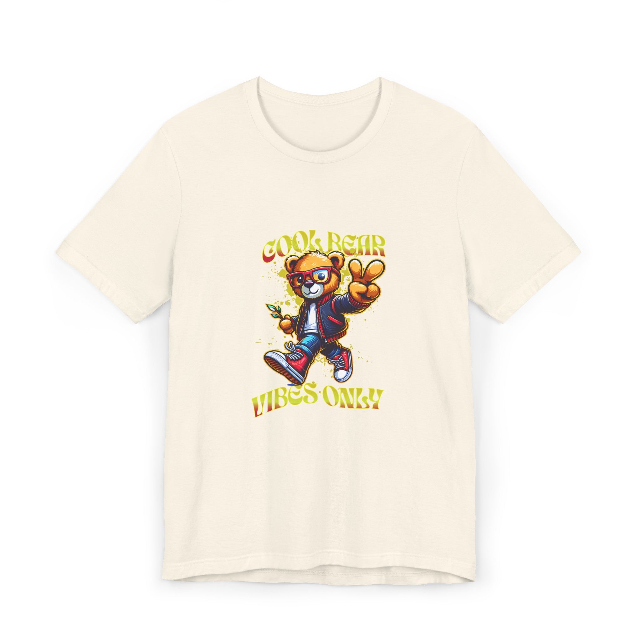 Cool Bear , Vibes Only - T-Shirt