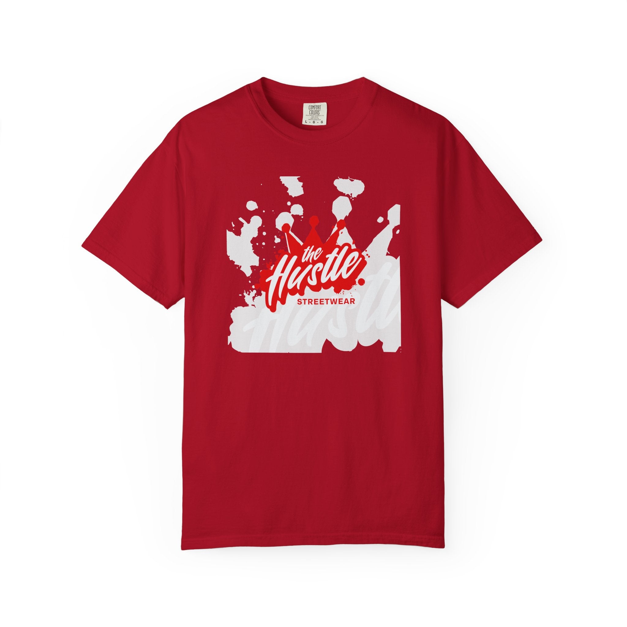 Red Hustle Streewear unisex Garment-Dyed T-Shirt