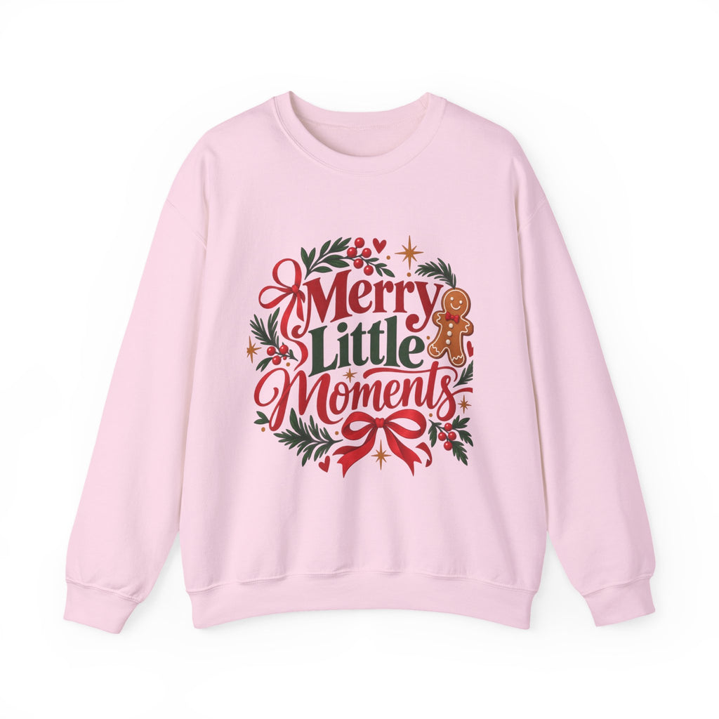 Merry Little Moments Sweatshirt, Retro Christmas Crewneck, Cute Holiday Sweater, Cozy Christmas Gift
