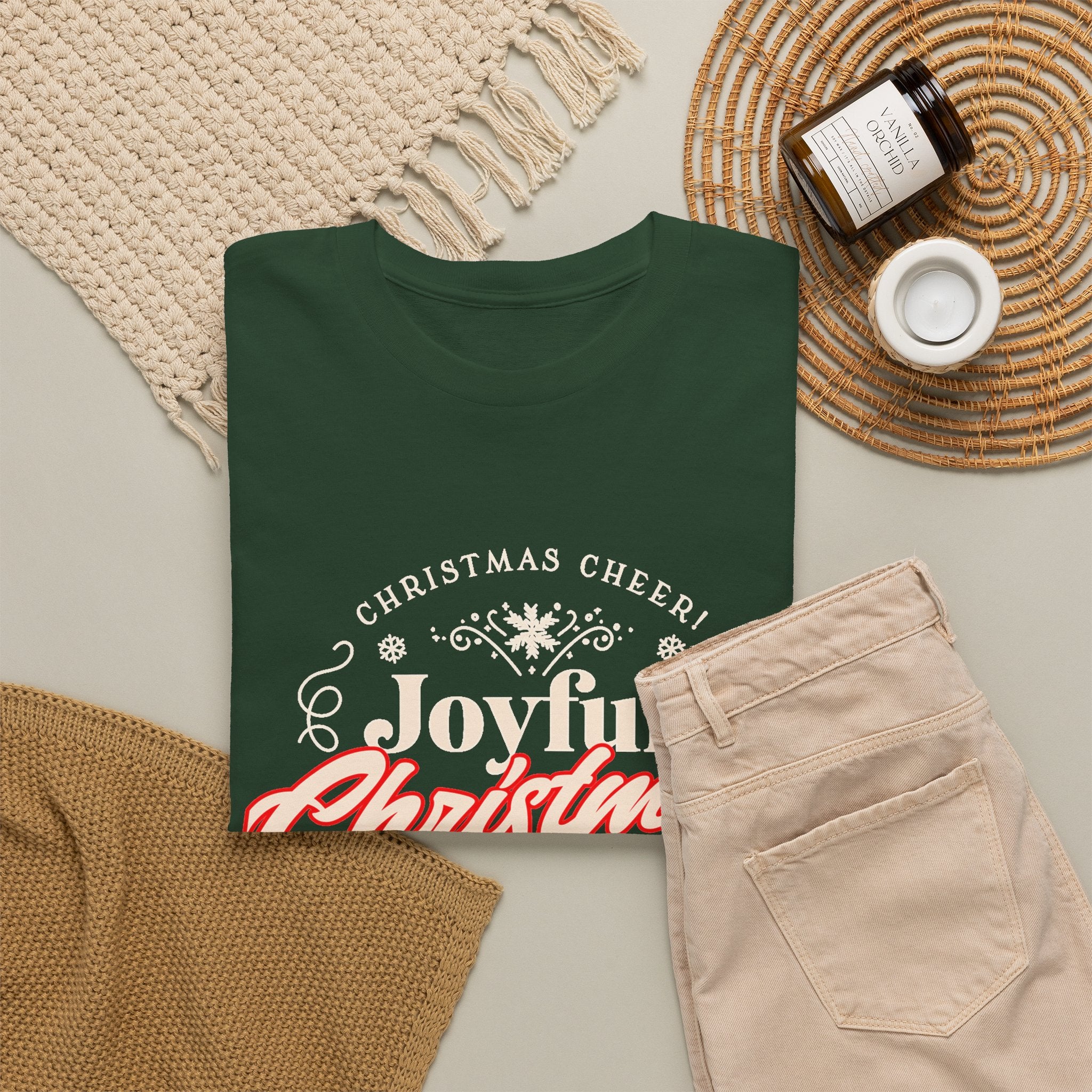 Joyful Christmas Tee — 'Joyful Christmas' Holiday Graphic Shirt