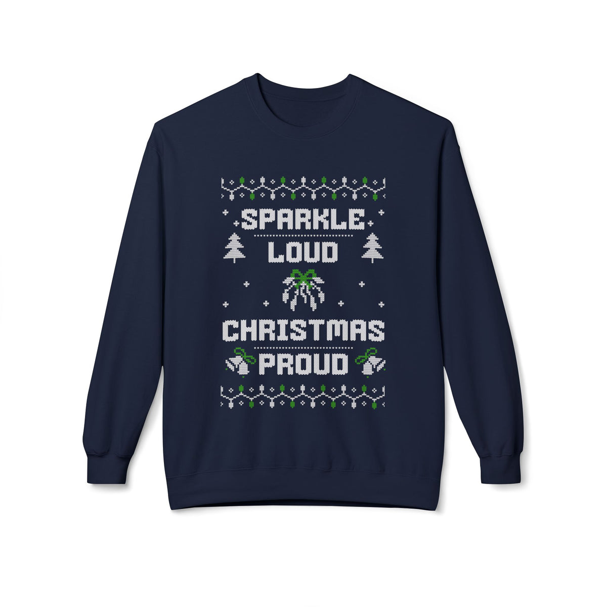 Christmas Proud Unisex Sweatshirt, Casual Streetwear, Gift for Birthdays, Unisex Crewneck, Trendy Outfit