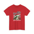 Vintage Christmas Kitten T-Shirt — Holiday Cheer Santa Cat Graphic Tee
