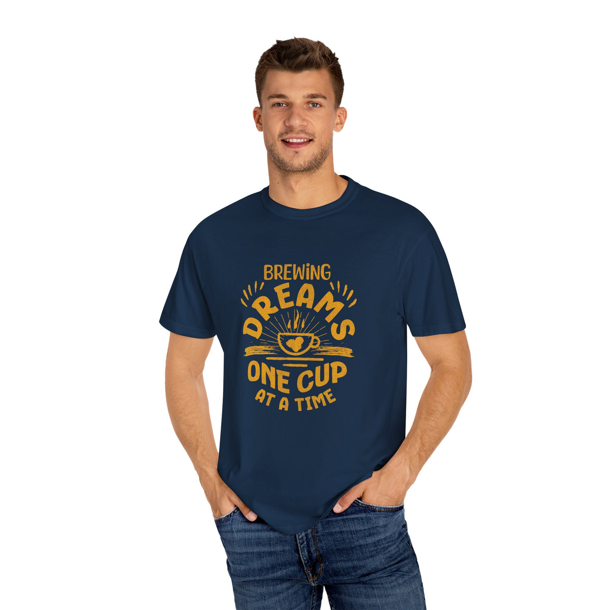 Brewing Dreams Unisex Garment-Dyed T-Shirt