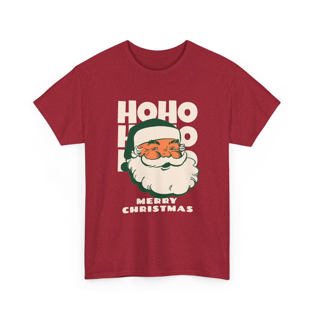 Retro Santa Ho Ho Ho Shirt, Merry Christmas Graphic Tee, Vintage Holiday T-Shirt, Funny Santa Christmas Gift
