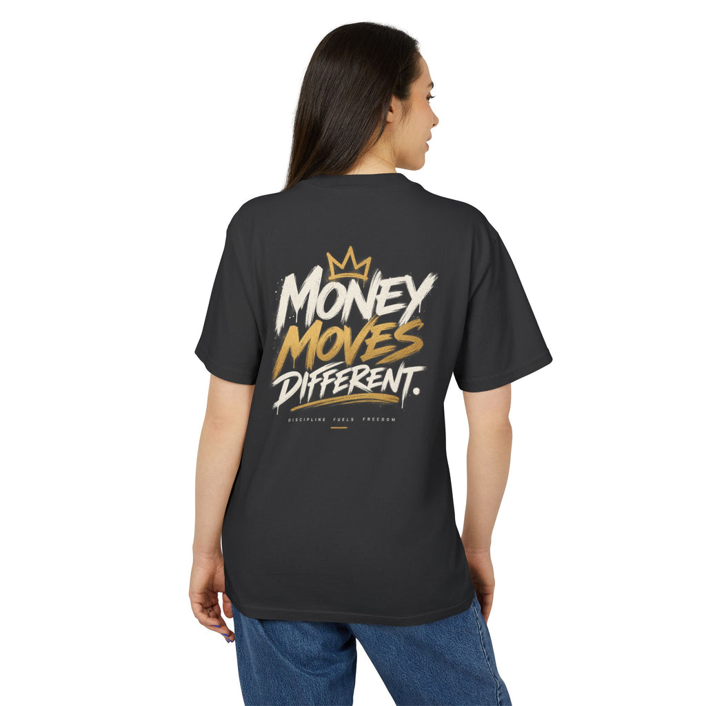 Money Moves Different. Heavy Faded Tee