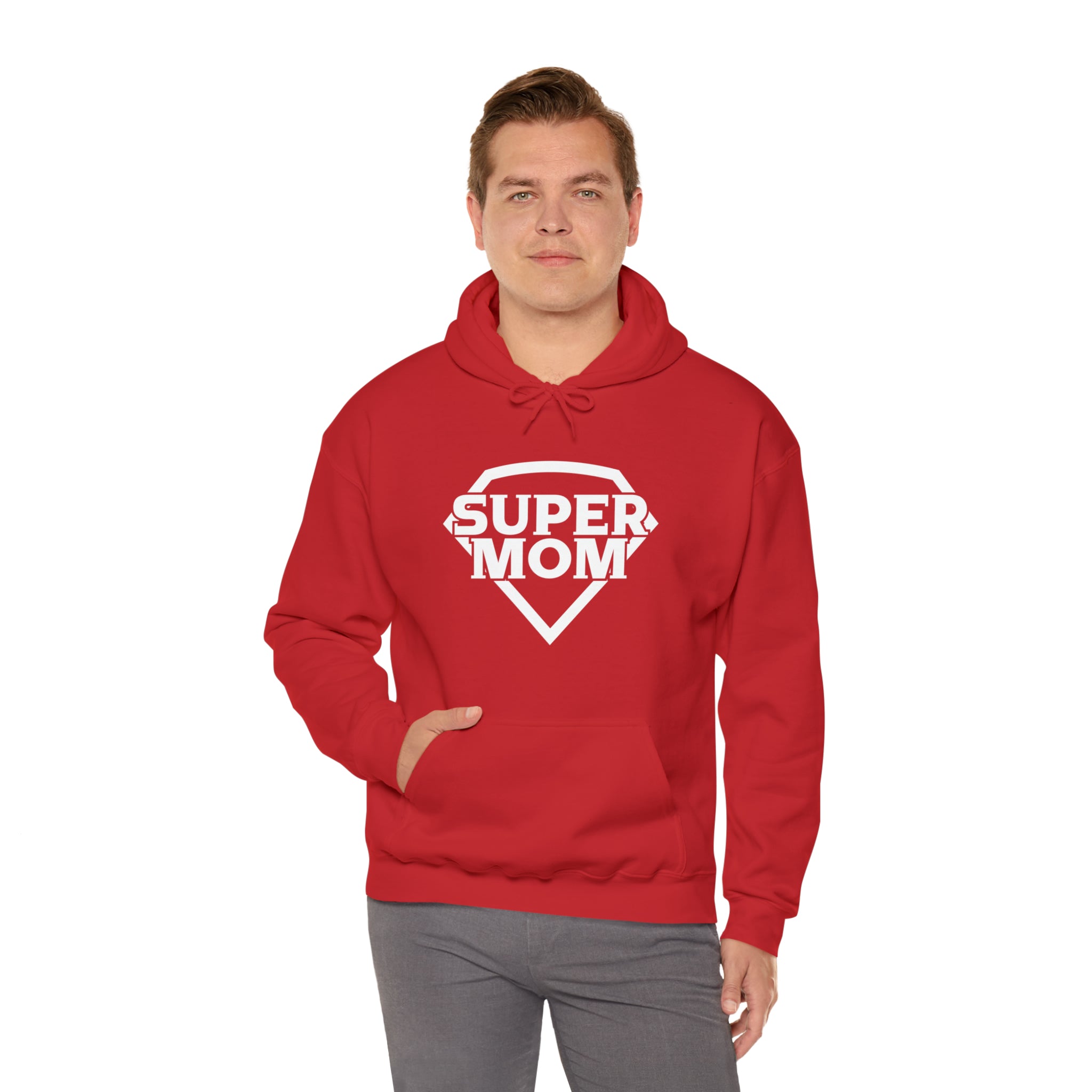 Super Mom .  Hooded Sweatshirt