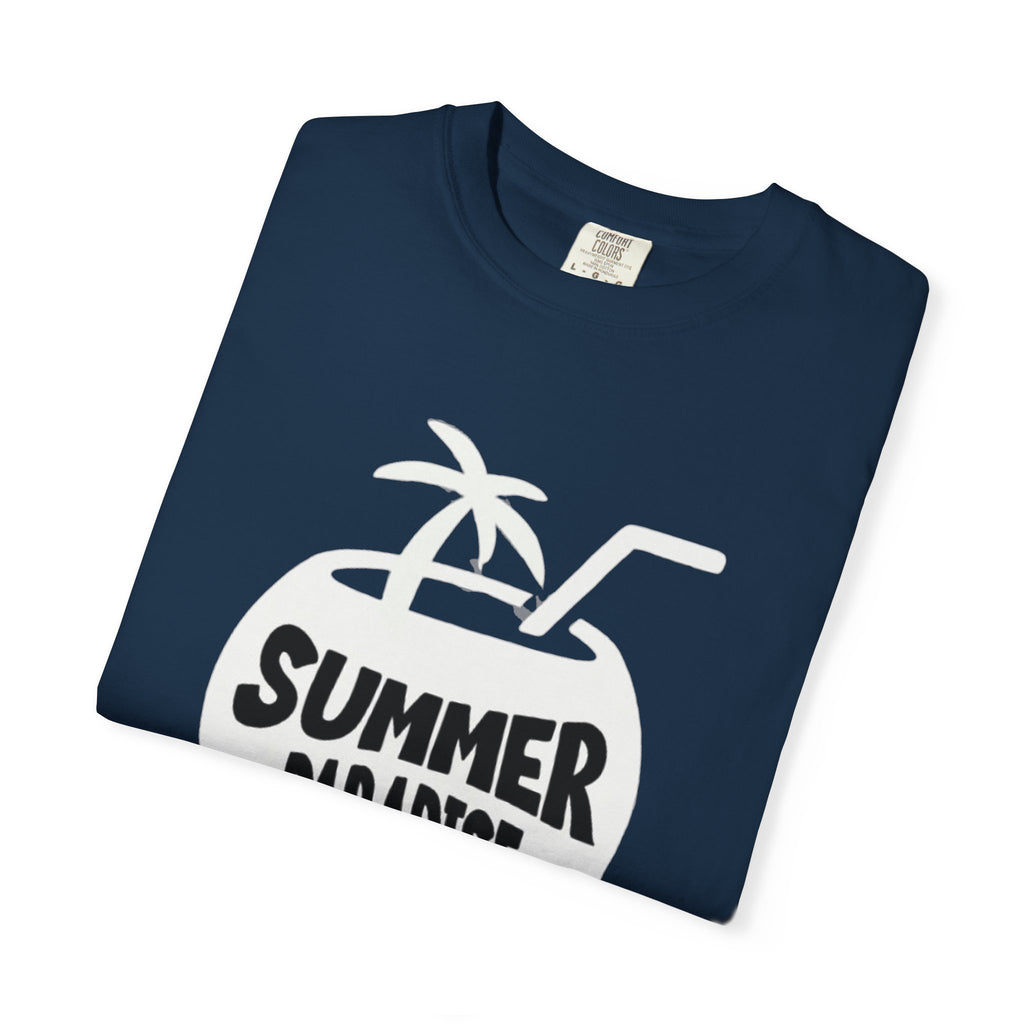 Summer Vibes Paradise 2025 Unisex Garment-Dyed T-Shirt