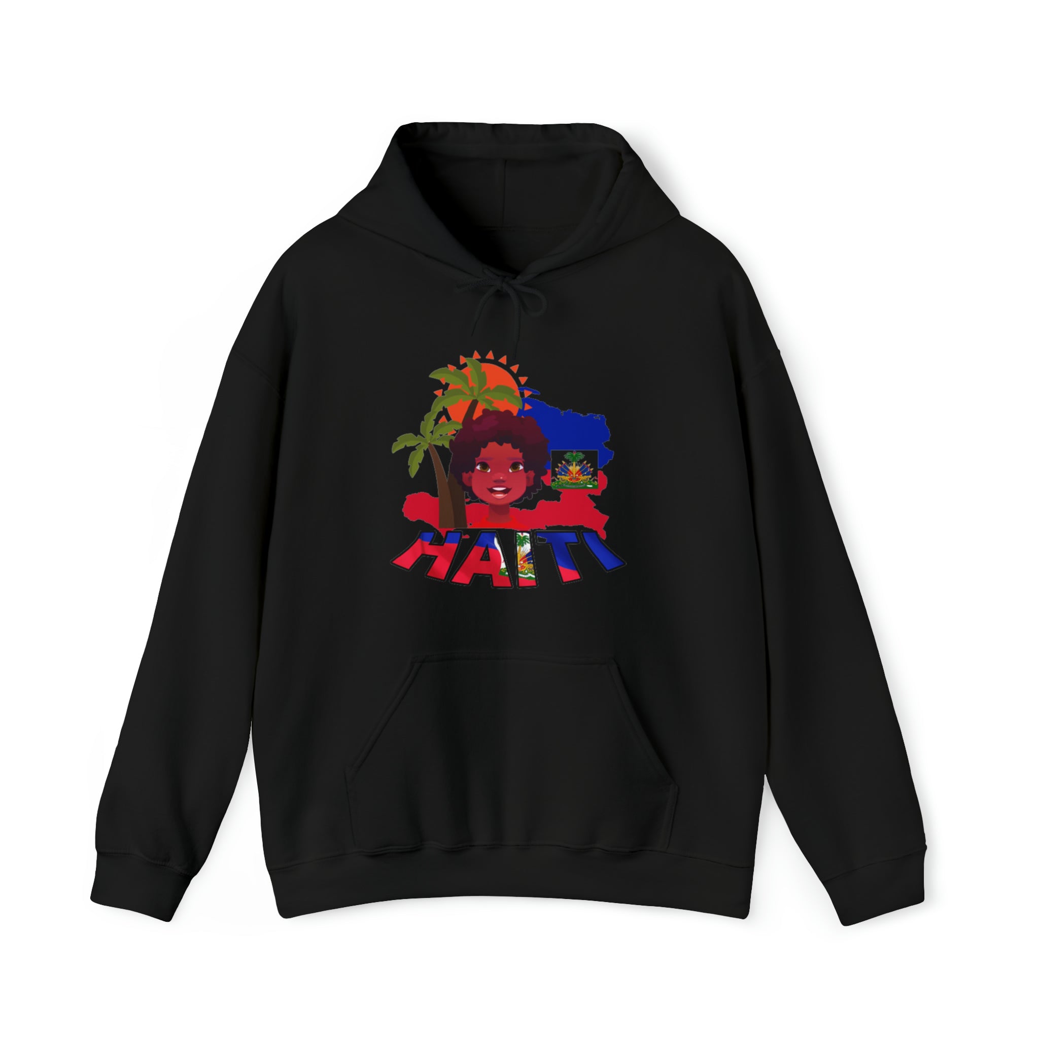 Haiti 509 Co. - Unisex Heavy Blend™ Hooded Sweatshirt Design By Itchy/HBS