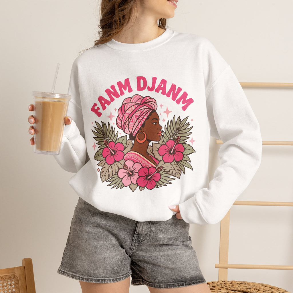 Fanm Djanm – Haitian Women Empowerment Graphic Sweatshirt | SONHCO