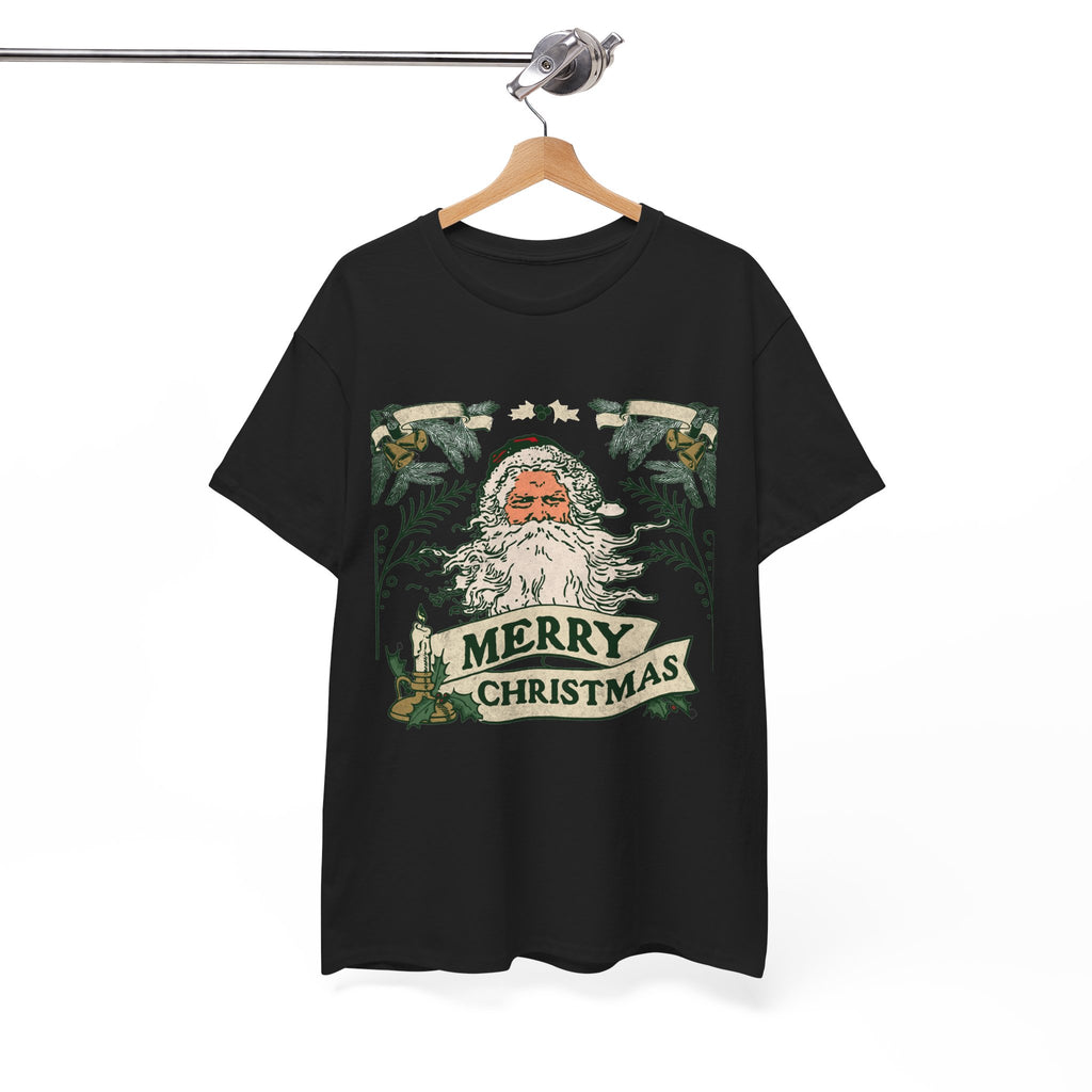 Vintage Santa Christmas Shirt, Retro Merry Christmas Tee, Old Fashioned Santa Graphic T-Shirt, Nostalgic Holiday Gift