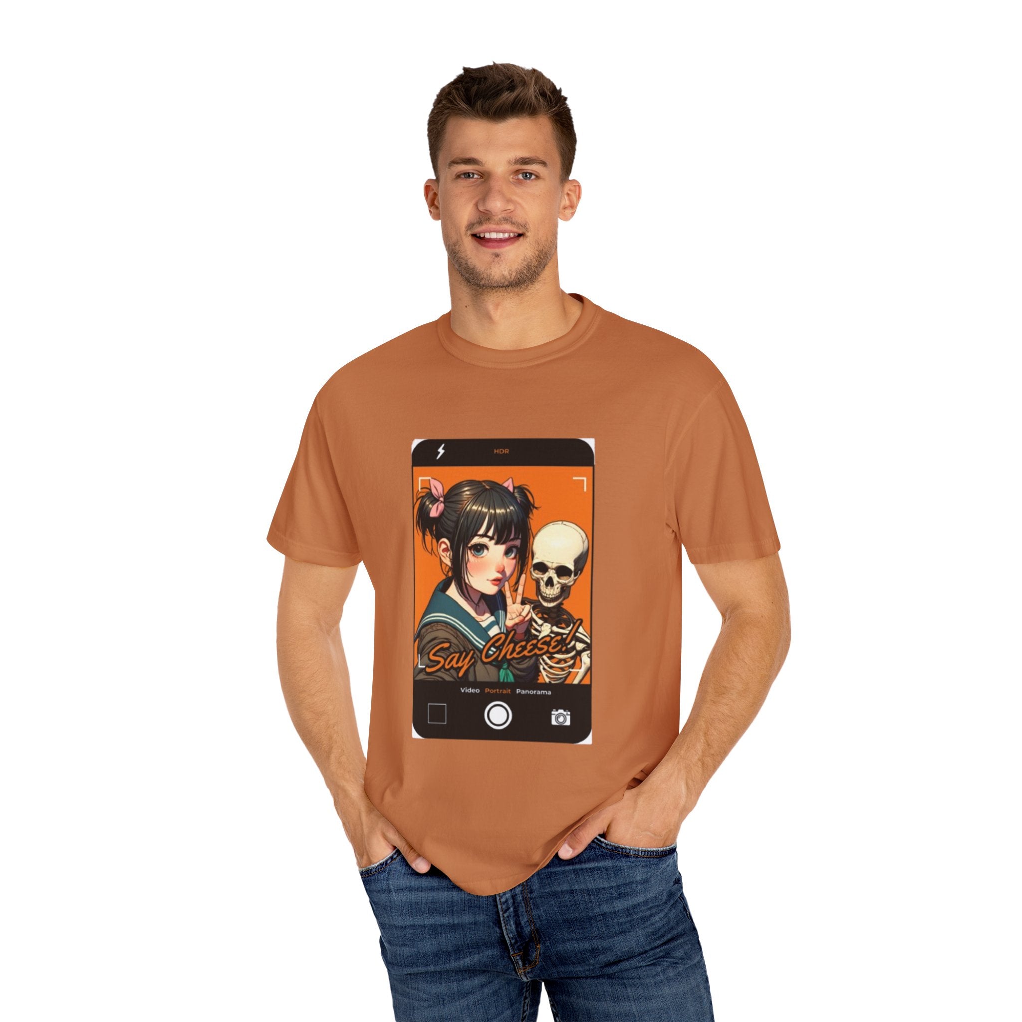 Say Cheese Just For Fun Unisex Garment-Dyed T-Shirt
