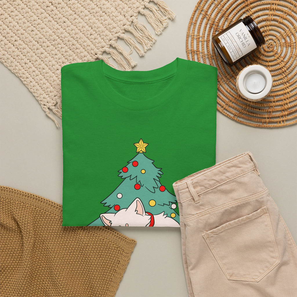 Cute Christmas Dog Shirt, Merry Christmas Puppy Tee, Dog Lover Christmas Gift, Cozy Holiday Graphic T-Shirt