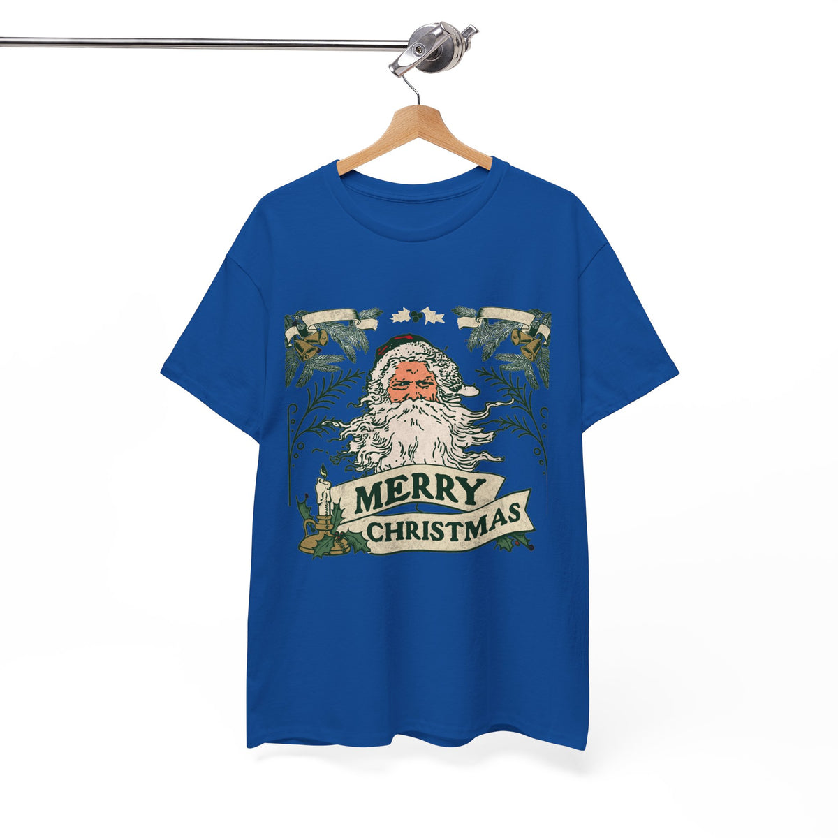 Vintage Santa Christmas Shirt, Retro Merry Christmas Tee, Old Fashioned Santa Graphic T-Shirt, Nostalgic Holiday Gift