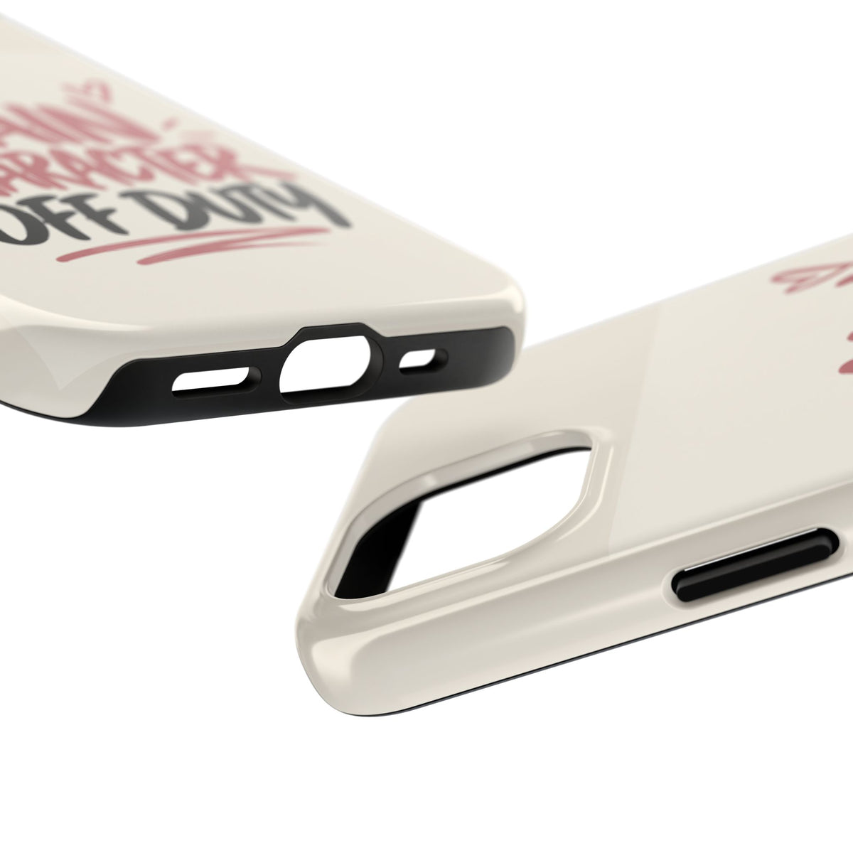 Main Character Off Duty — Gen Z Lifestyle Tough Phone Case