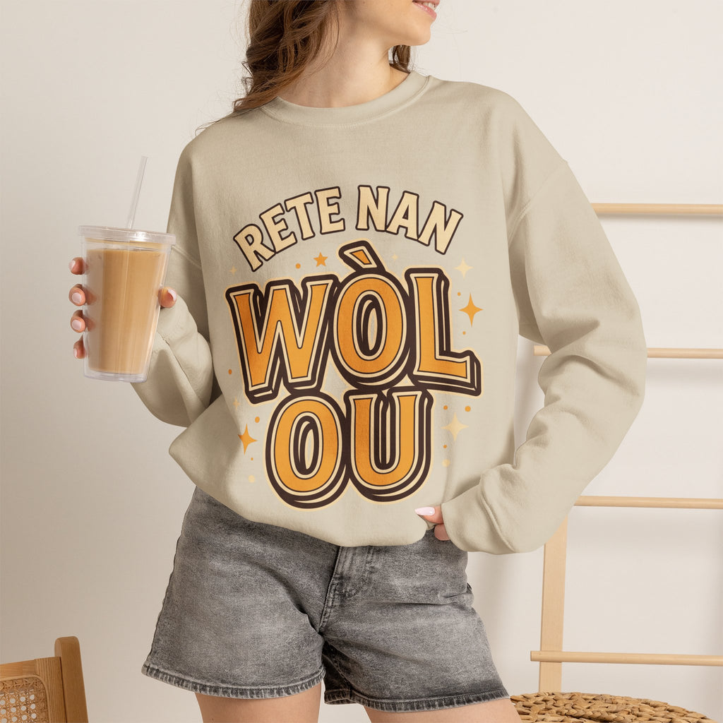 Rete Nan Wòl Ou – Haitian Creole Streetwear Graphic T-Shirt | SONHCO