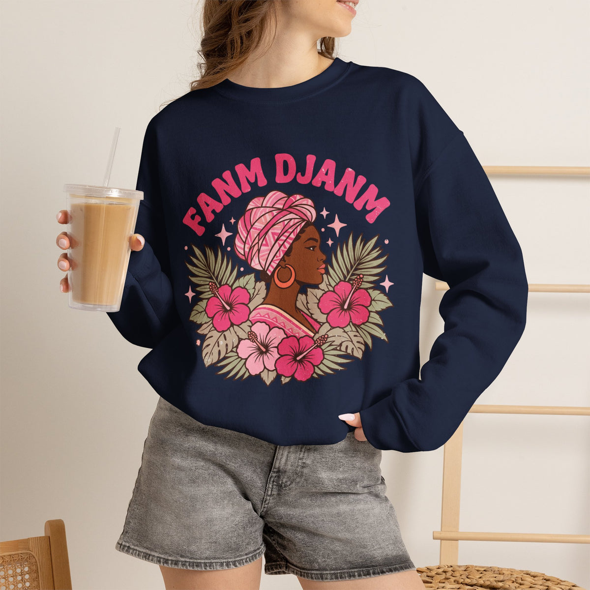 Fanm Djanm – Haitian Women Empowerment Graphic Sweatshirt | SONHCO