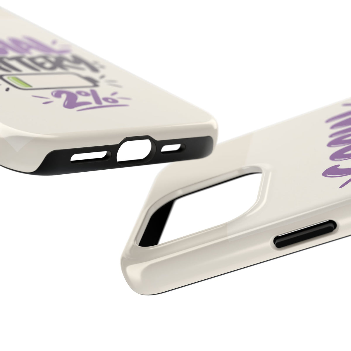 Social Battery: 2% — Funny Introvert Tough Phone Case