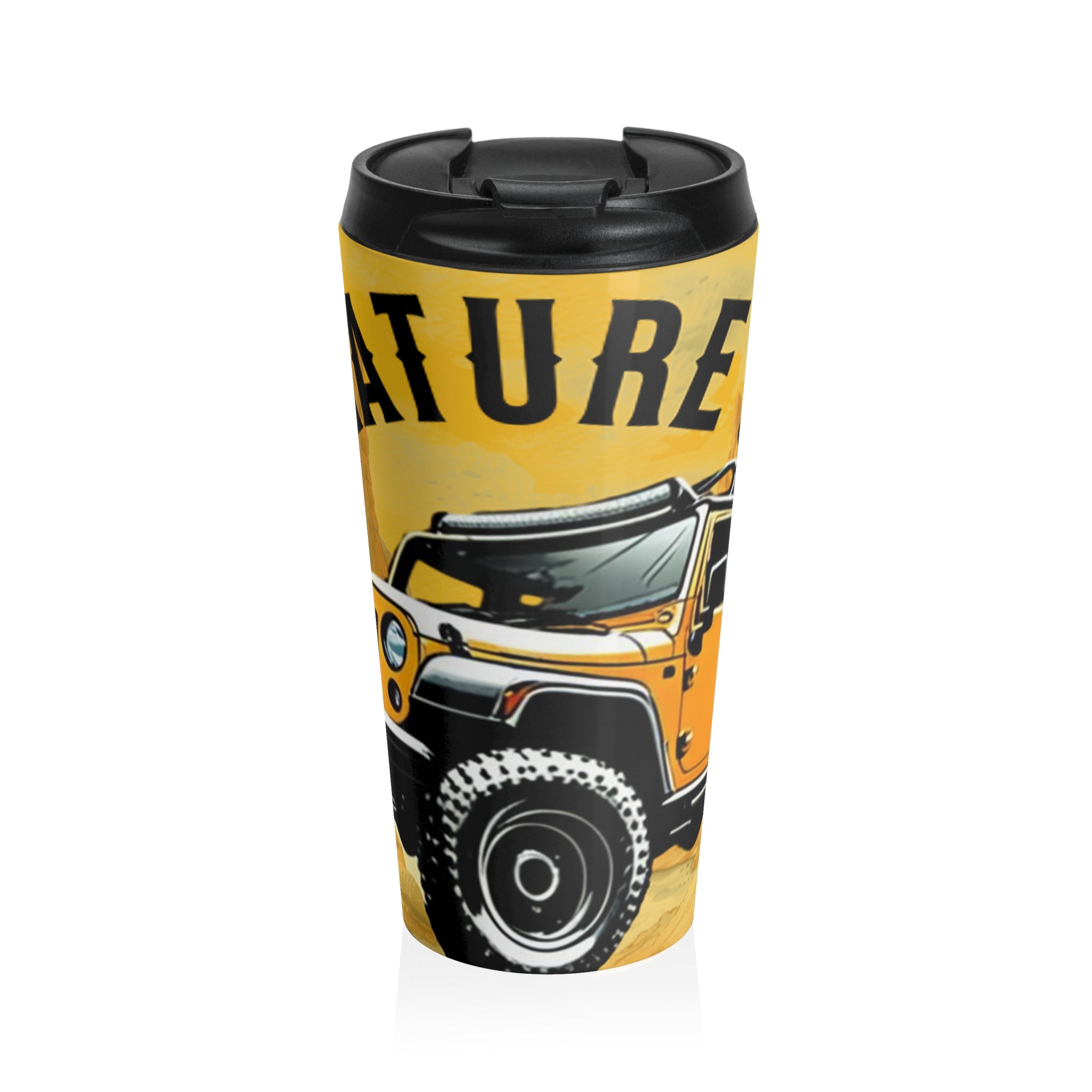 Car Race and Nature Lover's - Travel Mug