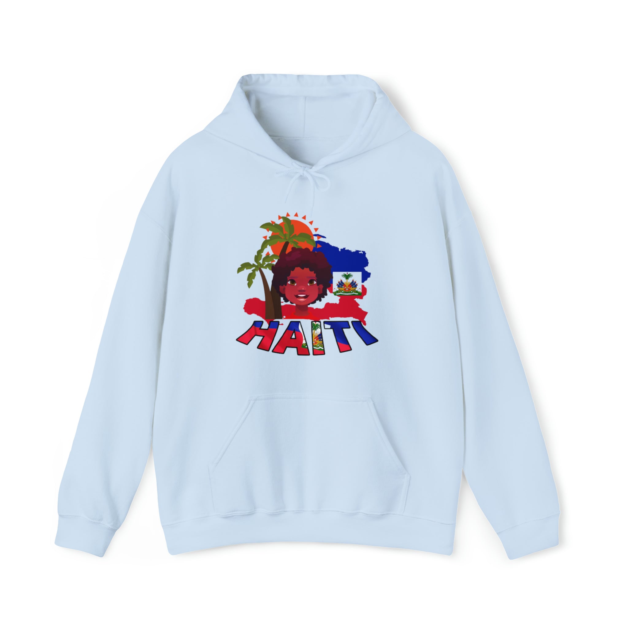 Haiti 509 Co. - Unisex Heavy Blend™ Hooded Sweatshirt Design By Itchy/HBS