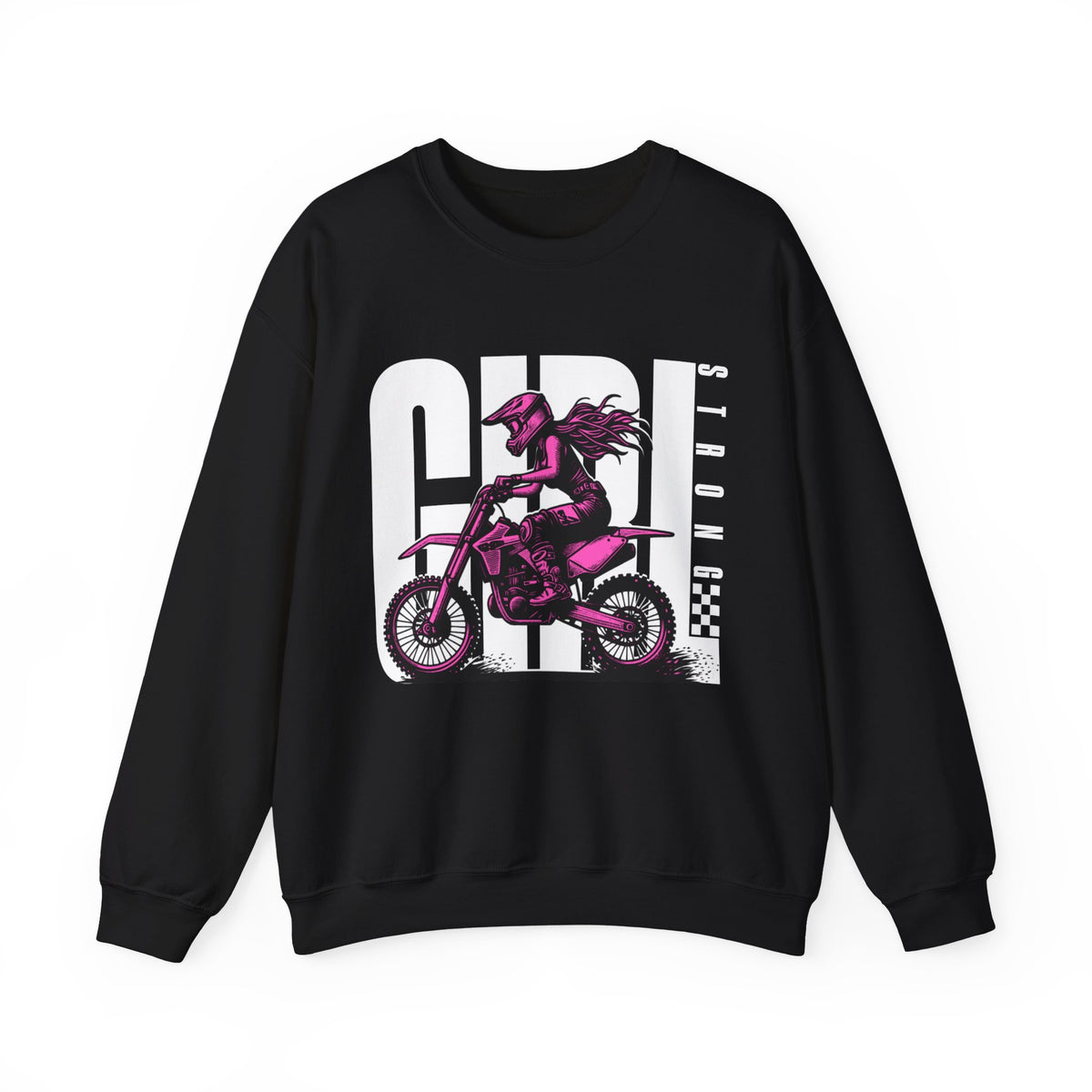 Strong Girl - Unisex Heavy Blend™ Crewneck Sweatshirt