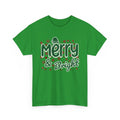 Merry and Bright Christmas Shirt, Retro Holiday Graphic Tee, Vintage Christmas T-Shirt, Festive Xmas Gift
